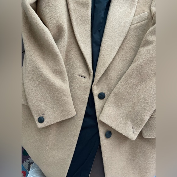 Rag & Bone |Wooster Wool Blend |Camel Coat Size 8 - Picture 4 of 16